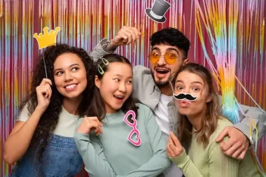 party photo booth